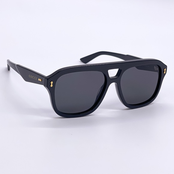 NEW GUCCI GG1263S 001 UNISEX NEW COLLECTION AVIATOR SUNGLASSES GUCCI - Picture 6 of 10